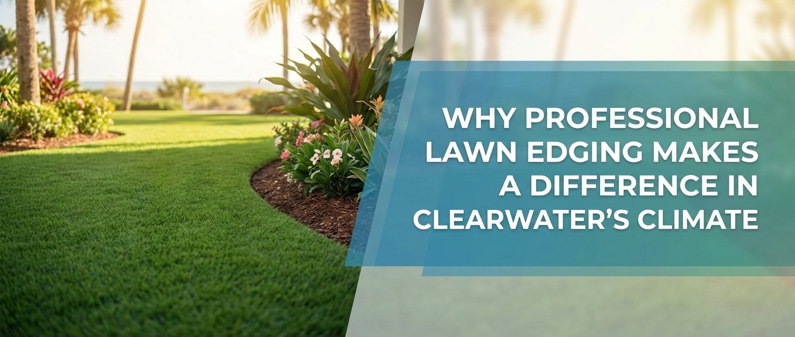Why Professional Lawn Edging Makes a Difference in Clearwater's Climate