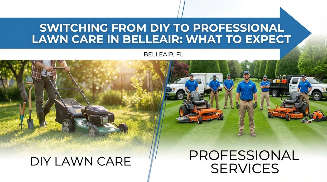 Switching from DIY to Professional Lawn Care in Belleair: What to Expect