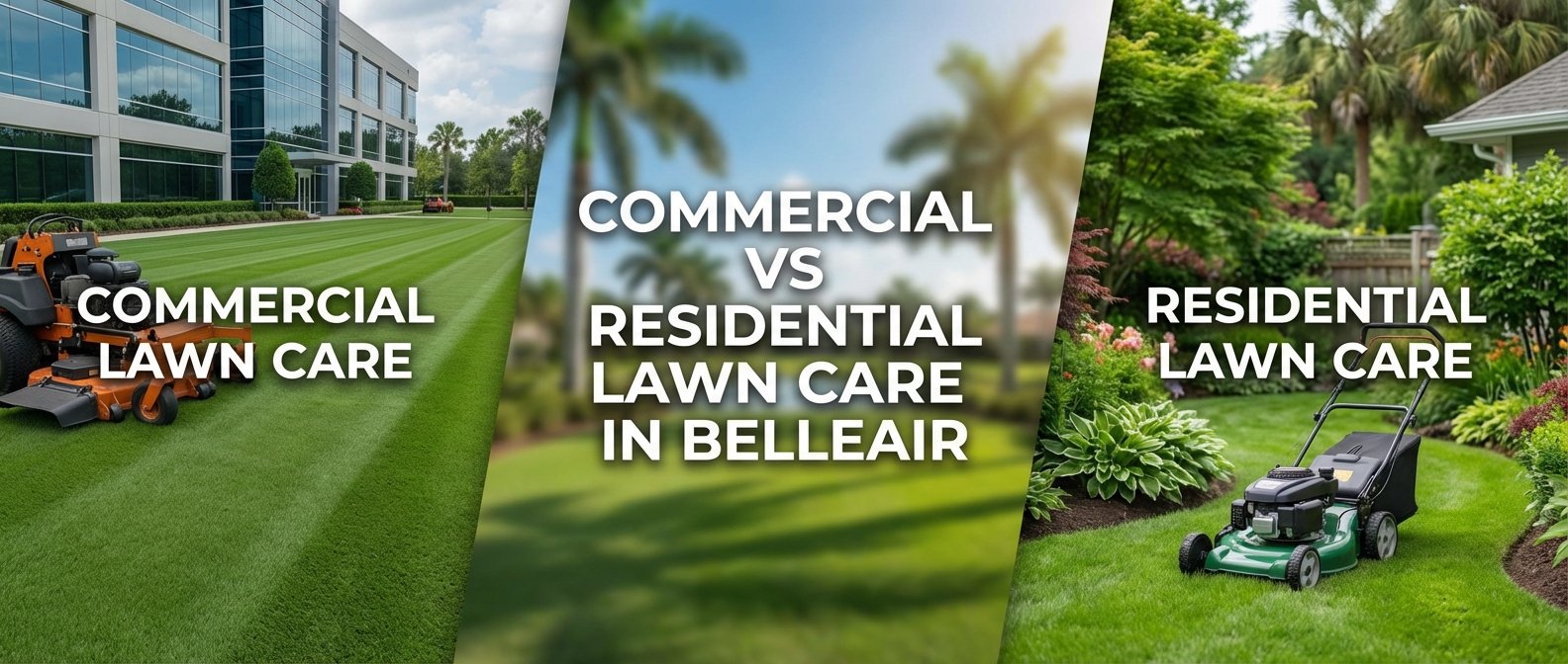 Commercial vs Residential Lawn Care in Belleair