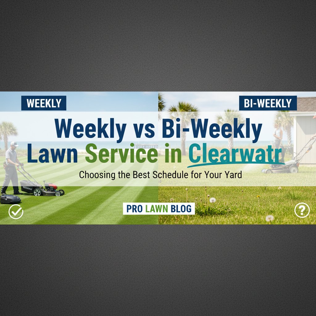 Weekly vs Bi-Weekly Lawn Service in Clearwater