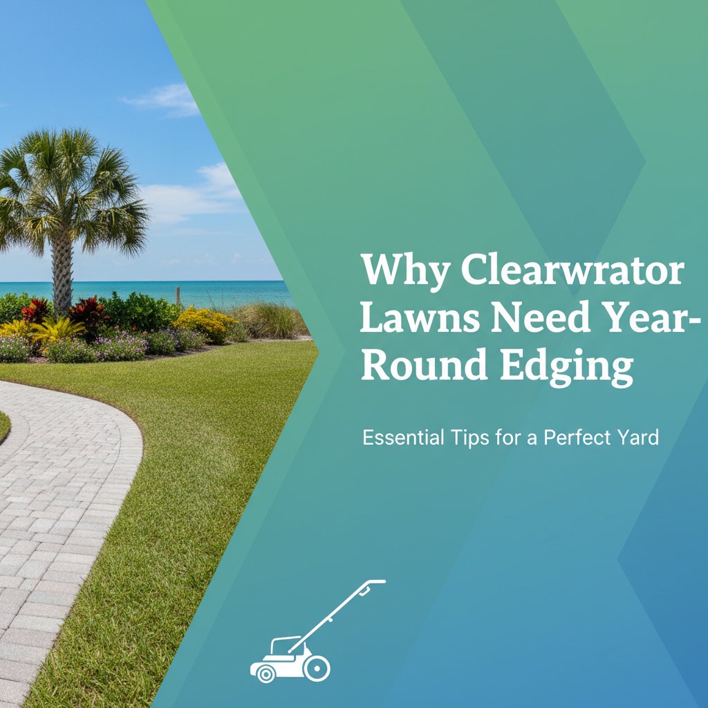 Why Clearwater Lawns Need Year-Round Edging