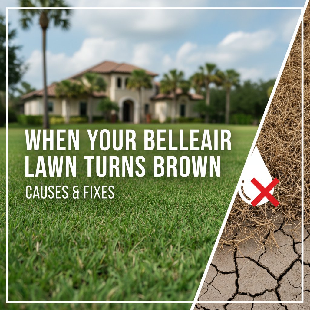 When Your Belleair Lawn Turns Brown: Causes & Fixes